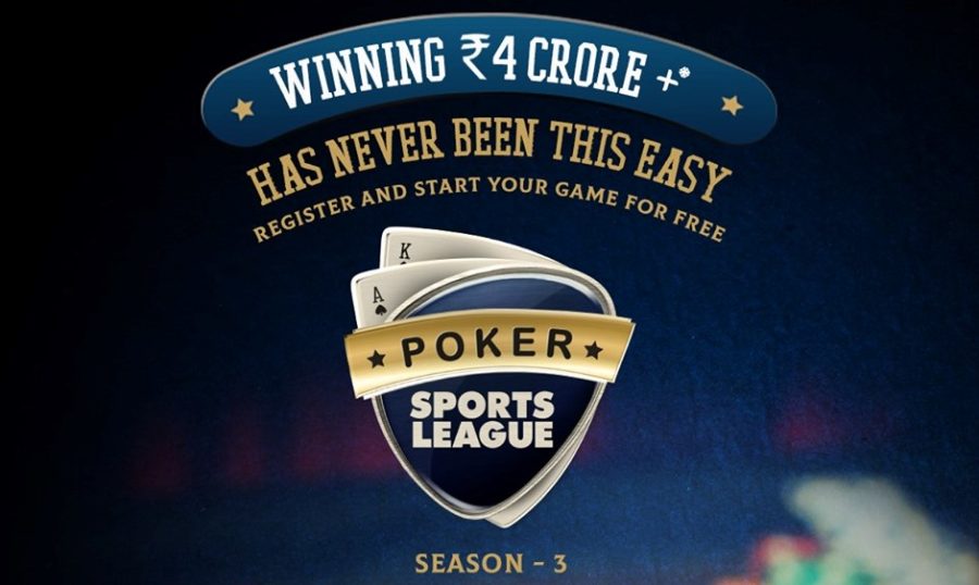 India’s Poker Sports League – season 3 to kick off next month