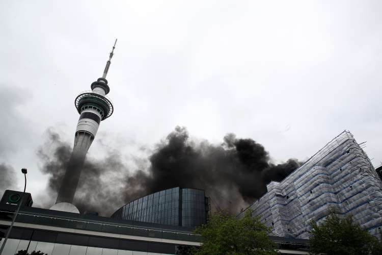 Workers to descend on fire-damage SkyCity C.C. on Monday