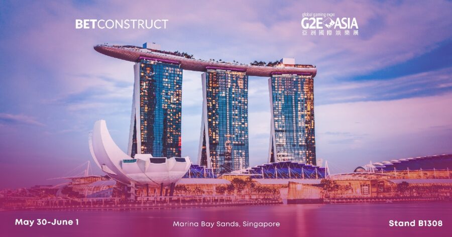 G2E Asia will be held May 30 - June 1, in Singapore.