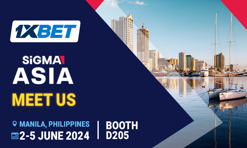 1xBet will meet attendees at booth D205.