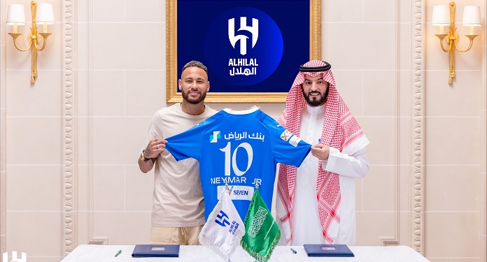 Neymar é um dos favoritos para ser artilheiro do Campeonato Saudita.