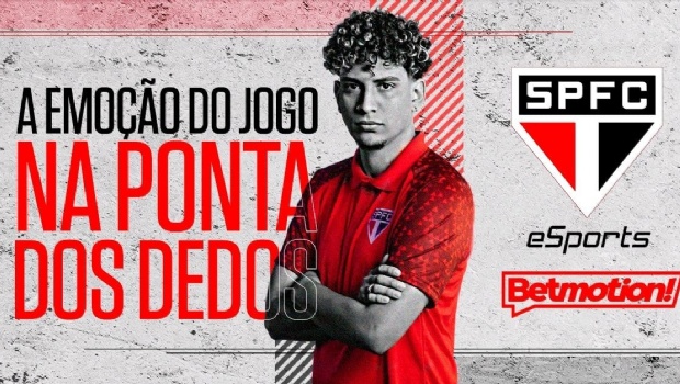 Betmotion e São Paulo FC eSports anunciam acordo de patrocínio. ( Foto: Divulgação)