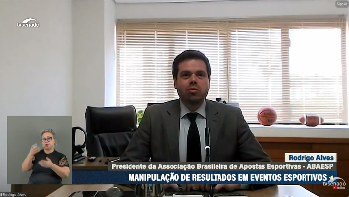 Comissão do Senado discutiu as apostas esportivas e manipulações de resultados. (Imagem: Reprodução/TV Senado)