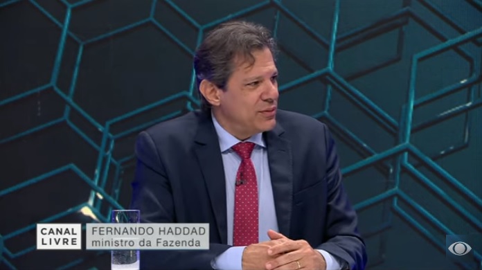 Fernando Haddad debateu regulamentação das apostas e os impactos positivos e negativos. (Imagem: Reprodução/Band Jornalismo/YouTube)