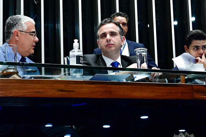 Presidnete do Senado, Rodrigo Pacheco, destcou que reconhece a importância do projeto para arrecadação do país (Foto:Waldemir Barreto ?Agência Senado)