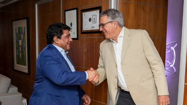 Presidente da CBF tem encontro com ministro Alexandre Padilha em Brasília (Foto: Divulgação CBF)