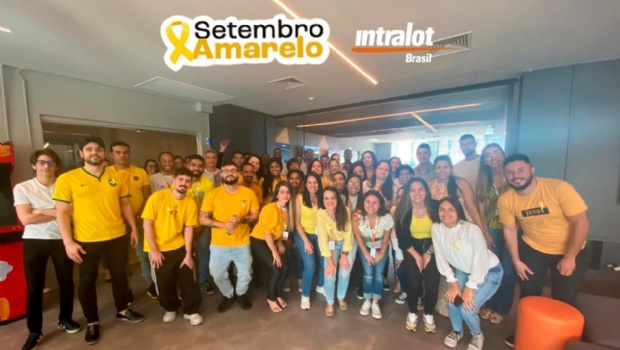 Operadora de loterias mineira promoveu ação do Setembro Amarelo. (Foto: Divulgação/Intralot do Brasil)