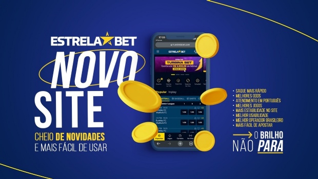 Novo site da EstrelaBet já está no ar com novidades (Imagem: Divulgação)