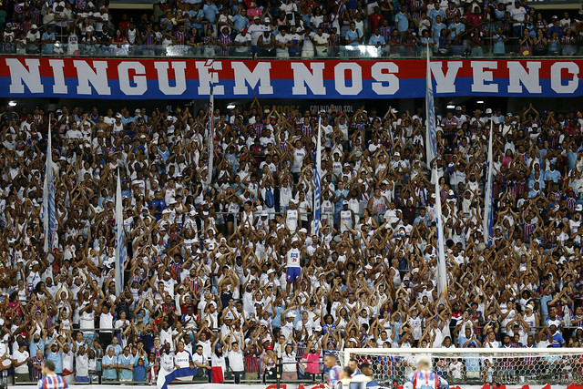 Bahia tem a sexta melhor média de público do futebol brasileiro. (Foto: Felipe Oliveira/Bahia)