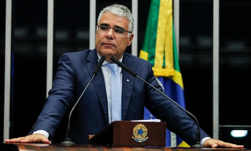 Senador Eduardo Girão demonstra preocupações sobre a legislação das apostas esportivas. (Foto: Beto Barata/Agência Senado)