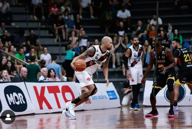 Dirigente apostou em partida do time de basquete do Vasco (Imagem: Reprodução/Instagram)