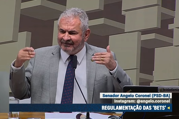 Senador Angelo Coronel é o reltor do PL (Imagem: Reproducao TV Senado)