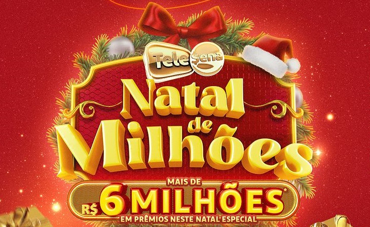 Edição "Natal de Milhões" promete deixar alguém milionário até o final do ano. (Imagem: Reprodução/Tele Sena)