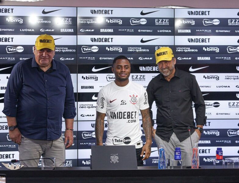 Corinthians e VaideBet tem contrato até o final de 2026. (Foto: Rodrigo Coca)