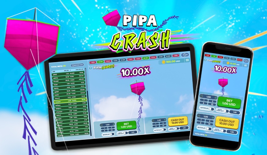 Pipa Crash passa a integrar o portfólio de jogos da Caleta Gaming. (Imagem: Reprodução/Caleta Gaming)