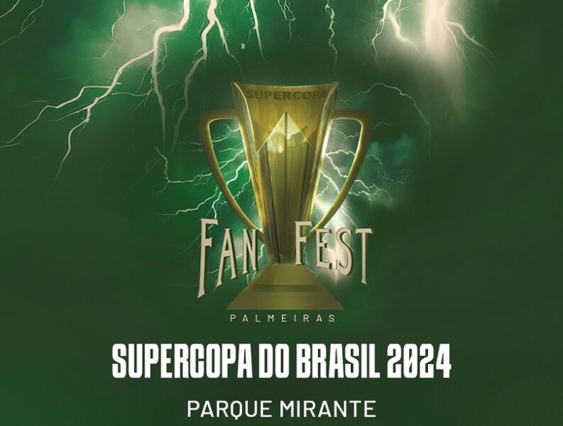 Fan Fest contou com diversas ativações para a torcida do Palmeiras durante a Supercopa do Brasil. (Imagem: Reprodução/Instagram)