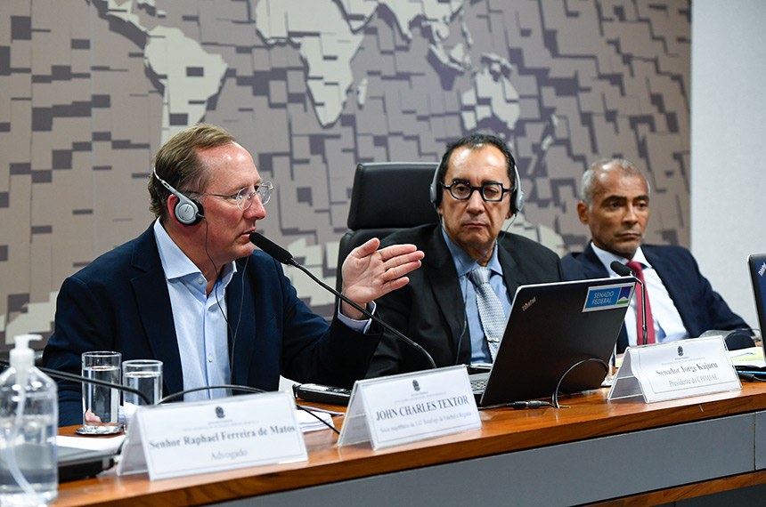 John Textor já deu seu dpoimento na CPI de Manipulação de Resultados (Foto : Roque de Sá- Agência Senado)