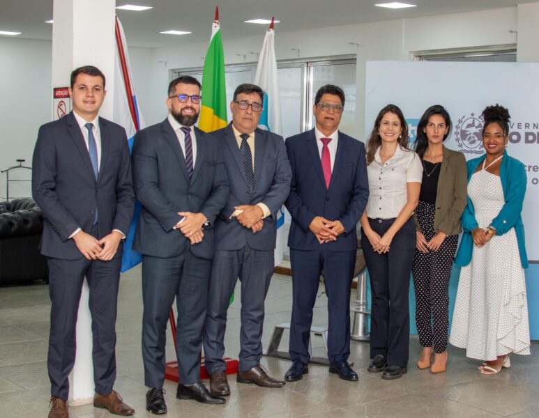 Representantes da OAB-RJ discutiram a legislação das apostas na Loterj. (Foto: Reprodução/LinkedIn/Loterj)