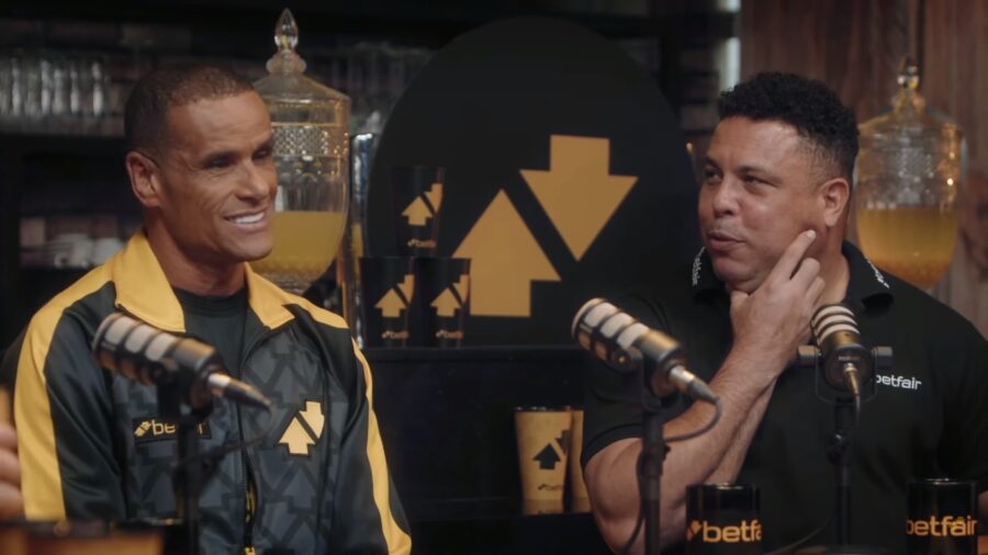 Rivaldo e Ronaldo colocam Brasil e Argentina como provável final da Copa América 2024. (Imagem: Reprodução/YouTube/Betfair Brasil)