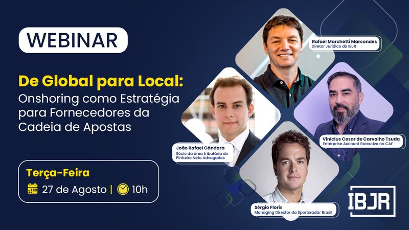 Evento será transmitido ao vivo pelo perfil do instituto no LinkedIn (Imagem: Divulgação / IBJR)