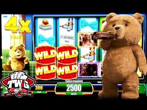 El oso Ted y su nuevo juego de slot de Aristocrat