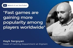 Hayk Sargsyan, Digitain: "Los juegos rápidos están ganando popularidad en todo el mundo"
