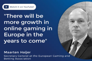 "There will be more growth in online gaming in Europe in the years to come"