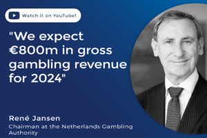 René Jansen We expect €800m in gross gambling revenue for 2024